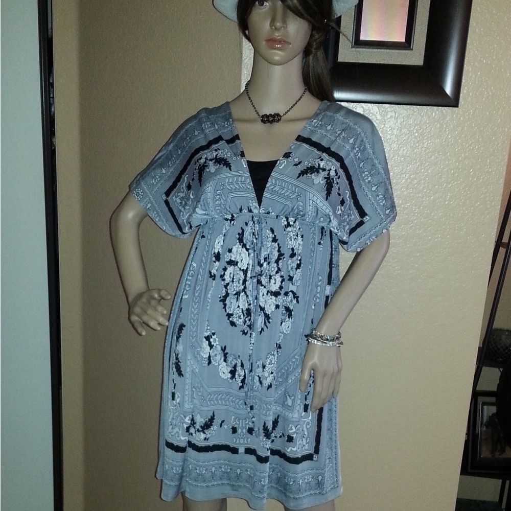 Cristinalove Deep V Neck Summer Dress Size Large